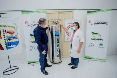 Tecnomyl donó tanque criogénico de oxígeno - Brand Lab - ABC Color