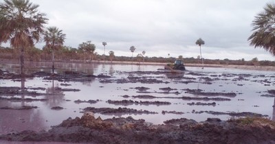 La Nación / Lago Ypoá tenido de rosa: MADES suspendió a curtiembre