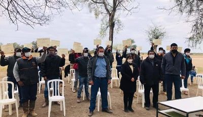 SNPP entregó certificados a personas que culminaron curso de capacitación en el Chaco