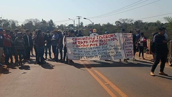 Denuncian que indígenas cobran peaje para permitir el tránsito en Canindeyú - Nacionales - ABC Color