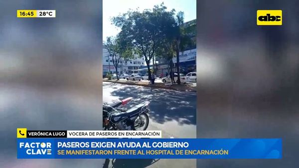 Paseros exigen ayuda al gobierno - Factor Clave - ABC Color