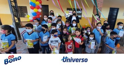 La Nación / Universo Electrodomésticos obsequió más de 10.000 kits por el Día del Niño