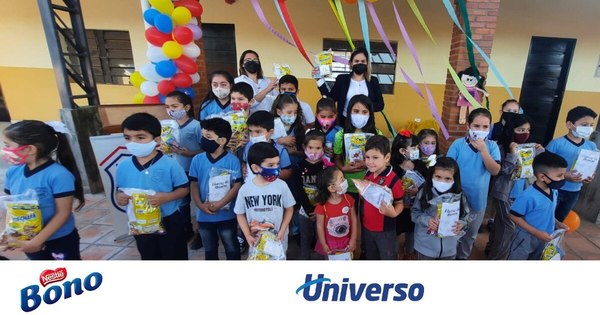 La Nación / Universo Electrodomésticos obsequió más de 10.000 kits por el Día del Niño