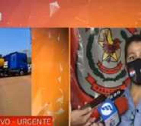 Varios camioneros detenidos por bloqueo de rutas - Paraguay.com