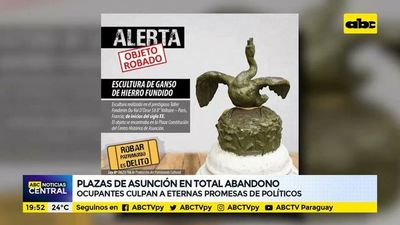 Plazas de Asunción en total abandono - ABC Noticias - ABC Color