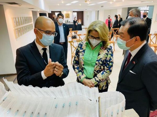 Taiwán dona dos millones de jeringas para Plan de Vacunación contra el covid-19