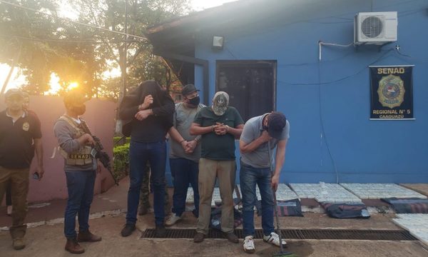 Desbaratan red internacional de narcotráfico en San Alberto