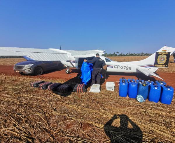 En menos de 15 días CAEN dos aviones BOLIVIANOS con COCAINA en la zona NORTE de ALTO PARANA