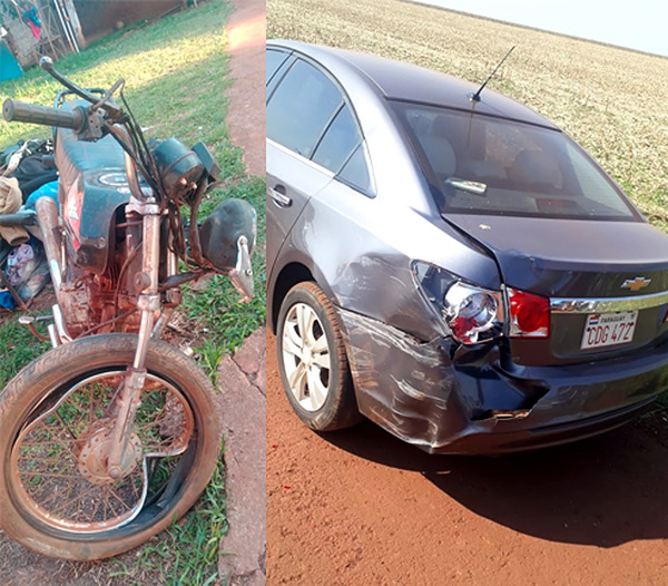 Motociclista muere luego de chocar violentamente contra un automóvil - La Clave