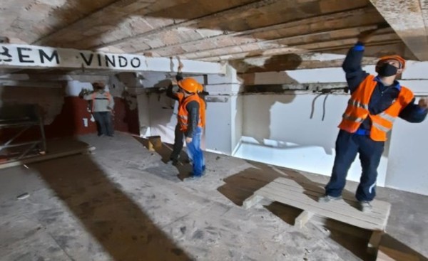 Edificio histórico del Puerto de Asunción está en un 80% restaurado