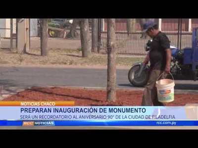 REPARAN INAGUARCION DE MONUMENTO