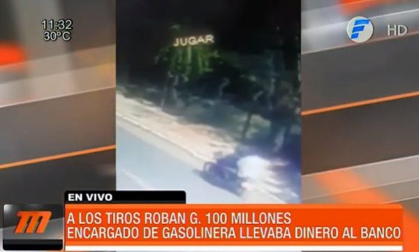 A tiros roban G. 100 millones en Fernando de la Mora | Telefuturo