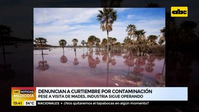 Denuncian a curtiembre por contaminación de aguas - ABC Noticias - ABC Color