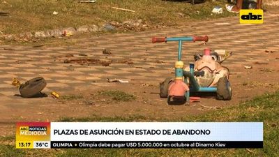 Plazas de Asunción, en estado de abandono - ABC Noticias - ABC Color