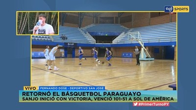 Dose celebra el retorno del básquet paraguayo