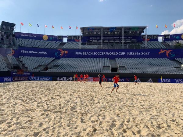Los Pynandi se entrenaron en el complejo mundial - Fútbol - ABC Color