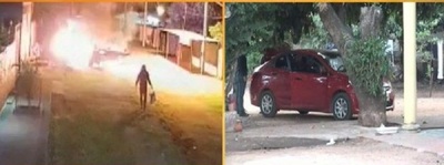 Detienen a ex militar y a su hijo por incendiar camión en San Lorenzo