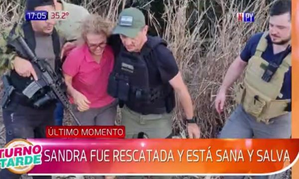 Rescatan a Sandra, mujer secuestrada en Alto Paraná | Telefuturo