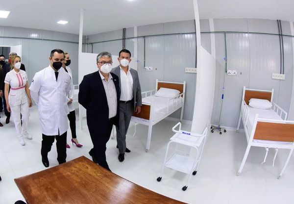Inauguran pabellón para covid-19 en el Hospital General San Lorenzo - Nacionales - ABC Color