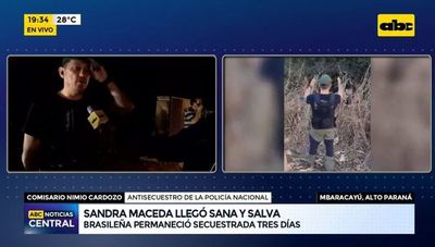 Rescataron a Sandra Maceda - ABC Noticias - ABC Color