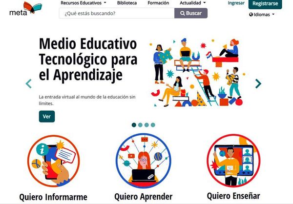 Habilitan portal educativo gratuito para alumnos y docentes - Nacionales - ABC Color