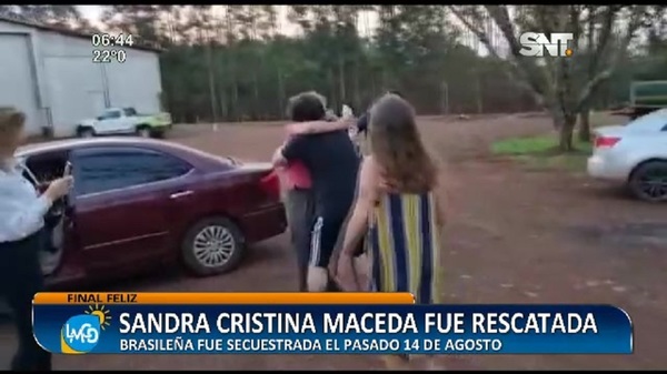 Exitoso operativo: Secuestrada volvió a casa sana y salva - SNT