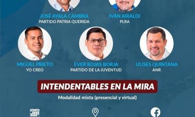 Realizarán debate de candidatos a la intendencia de CDE