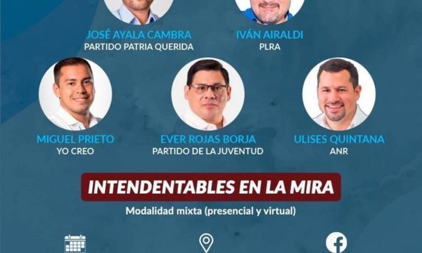 Realizarán debate de candidatos a la intendencia de CDE