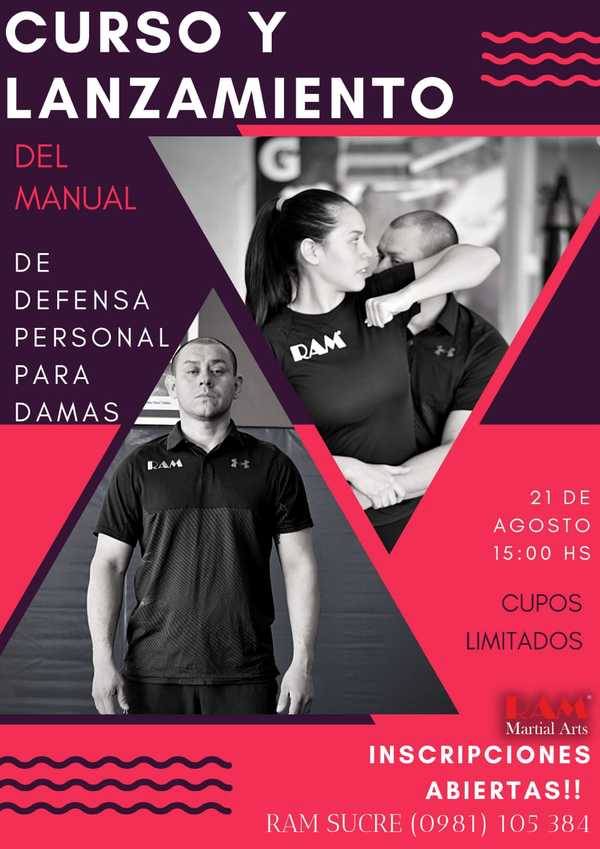 Este sábado 21 de agosto lanzan curso de defensa personal para mujeres - El Trueno