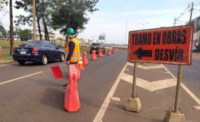 Multiviaducto: bloquean parcialmente avenida San Blas para instalar revestimiento de pantallas - La Clave