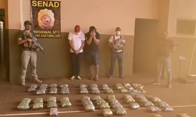 Pedro Juan Caballero: Cae policía con más de 60 kilos de marihuana "cripy" - OviedoPress