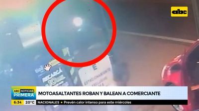 Motoasaltantes roban y balean a comerciante - ABC Noticias - ABC Color