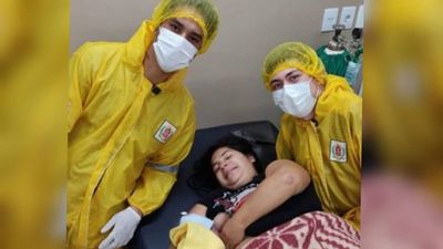 Bomberos actuaron de parteros en Minga Guazú