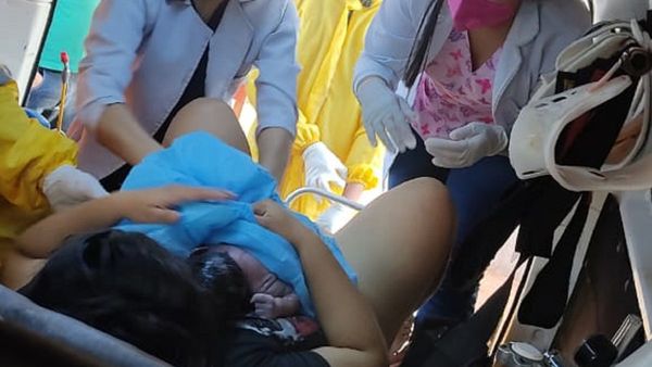 Mujer da a luz a bordo de ambulancia de bomberos en Minga Guazú