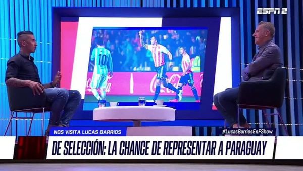 Lucas Barrios explica lo que significó jugar para Paraguay