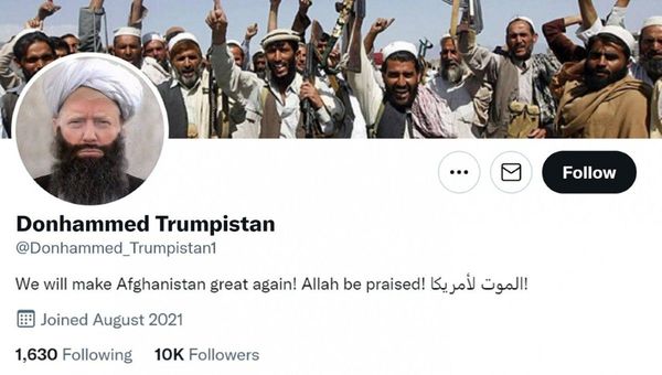 Donald ha vuelto a Twitter… como Donhammed Trumpistan