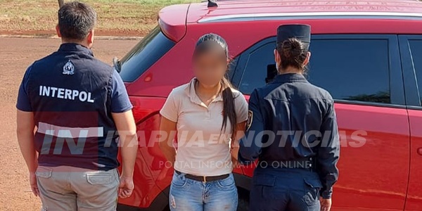 OBLIGADO: INTERPOL DETIENE A MUJER DEMANDADA POR TRÁFICO EN BRASIL.
