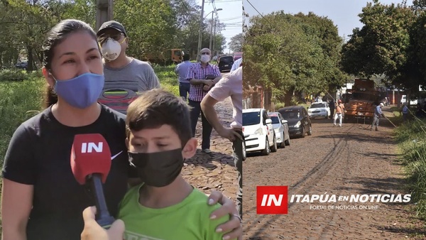 GRAN ALEGRÍA DE POBLADORES DE SANTA LIBRADA, SAN ISIDRO POR EL ASFALTO.