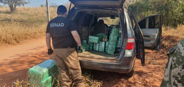 Diario HOY | Abandonan una camioneta con 253 kilos de marihuana Salto del Guaira