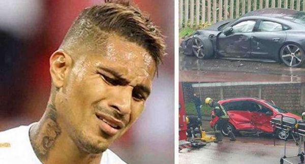 Paolo Guerrero sufre accidente automovilístico en Brasil