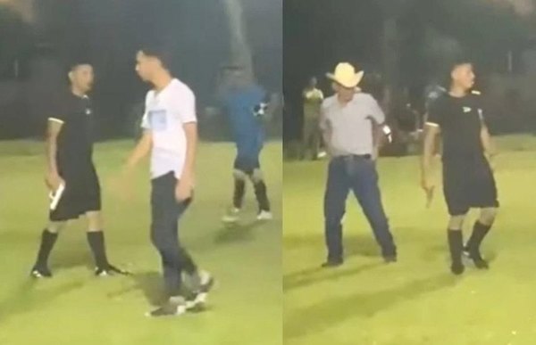 Crónica / ¡Árbitro saca un arma al no cobrar un penal!