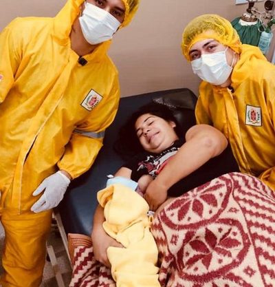 Beba nace en una ambulancia del Cuerpo de Bomberos Voluntarios de Minga Guazú – Diario TNPRESS