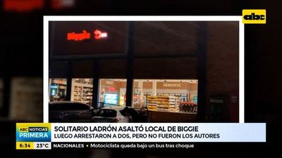 Asaltan Biggie y detienen a dos hombres, pero que no fueron los autores - ABC Noticias - ABC Color