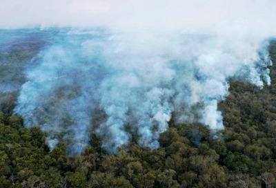 Bomberos detectan 5.000 focos de calor activos a nivel país