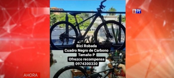 Roban bicicleta a deportista: Ofrece recompensa por recuperarla | Noticias Paraguay