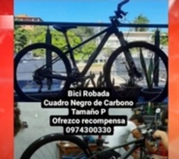 Deportista es víctima del robo de su bicicleta de competencia - Paraguay.com