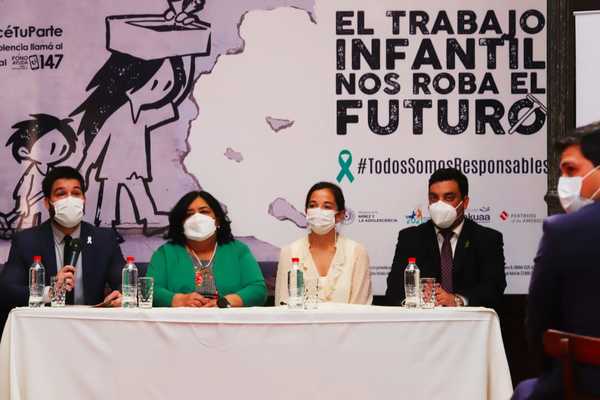Niñez presentó campaña de concienciación para la erradicación del trabajo infantil | .::Agencia IP::.