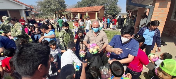 Llevan atención médica y festejo por el “Día del Niño” a comunidad indígena guaireña | .::Agencia IP::.