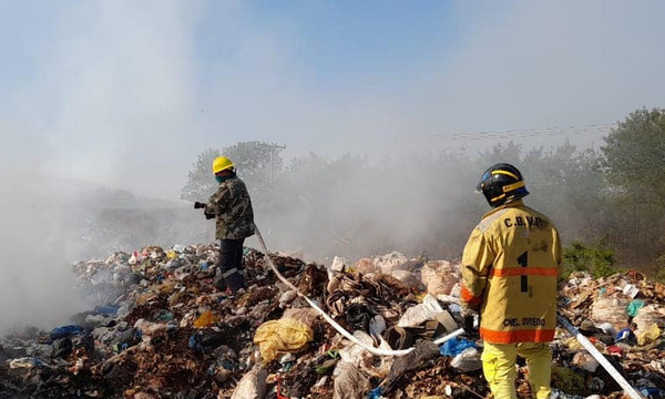 Recurrentes focos de incendio en vertedero municipal ovetense - OviedoPress