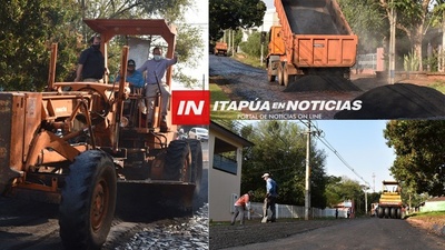 ASFALTO: “NO EXISTE OTRA FORMA MÁS ECONÓMICA DE HACER ASFALTO QUE GRATIS” DIJO MOREL.